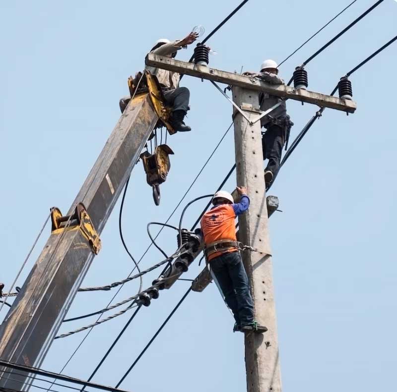 Power Pole Installation