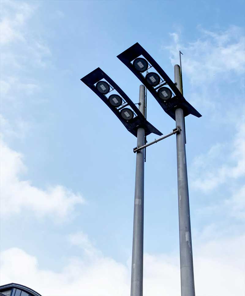 Utility post setup Utility Pole Installation